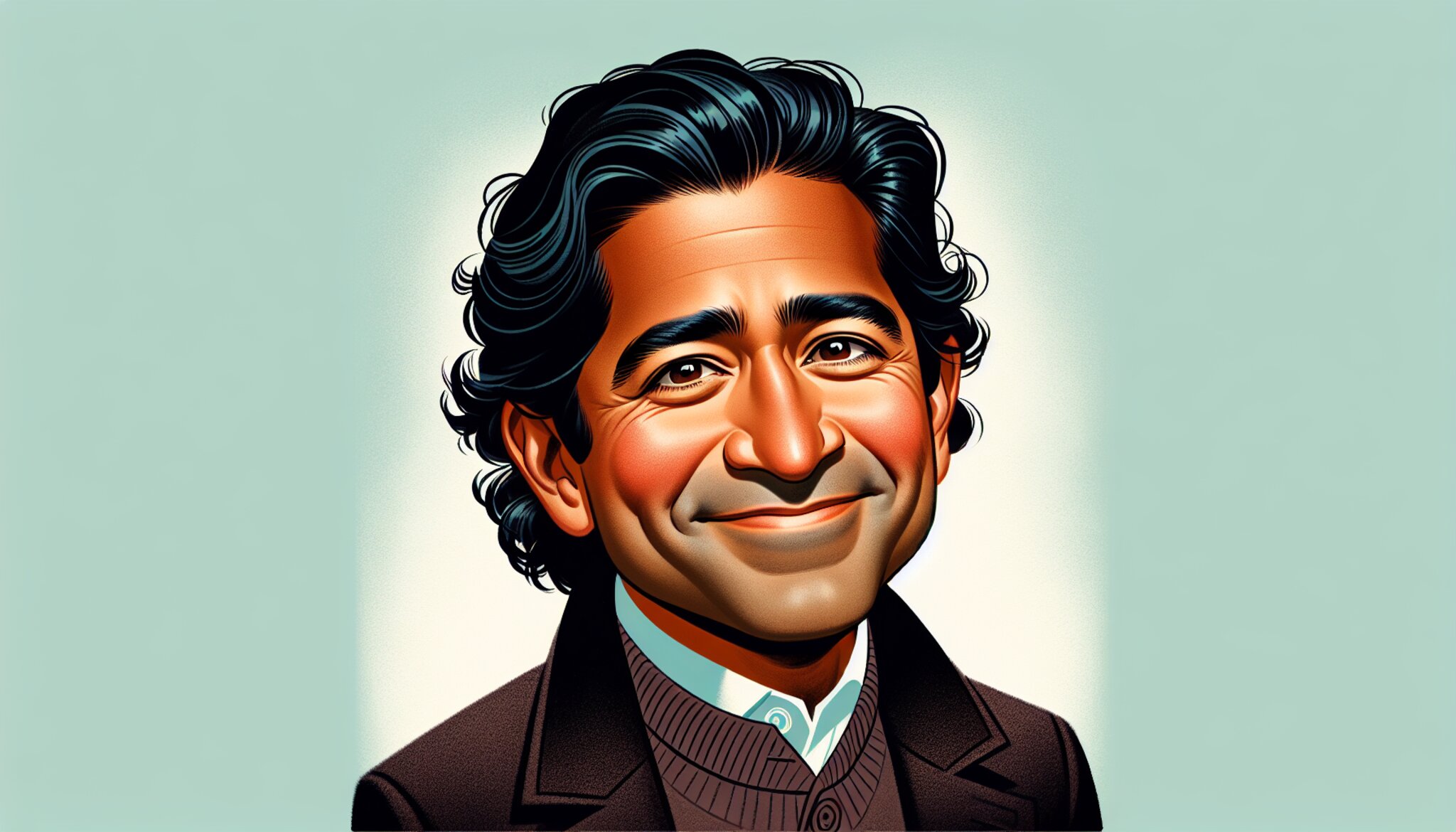 Illustration of NYC Mayor Zohran Mamdani